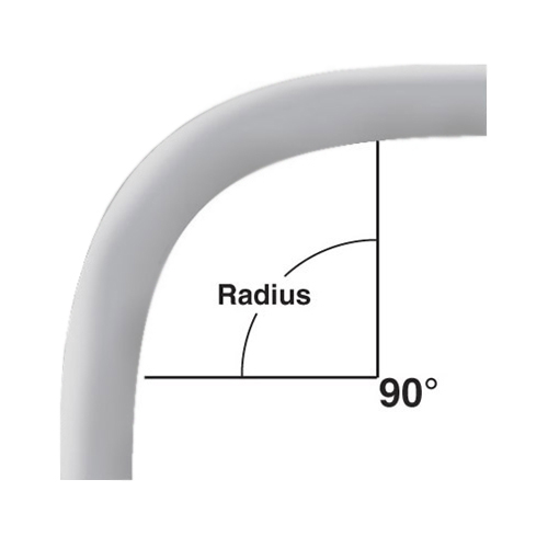 3 in. x 90-Degree x 36 in. Radius Plain End Schedule 40 Special Radius Elbow