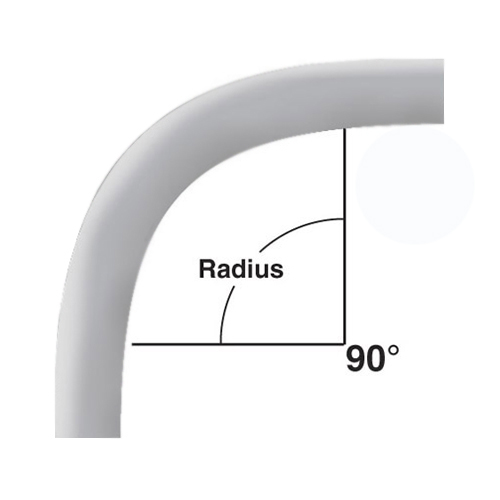 2 in. x 90-Degree x 18 in. Radius Plain End Schedule 40 Special Radius Elbow