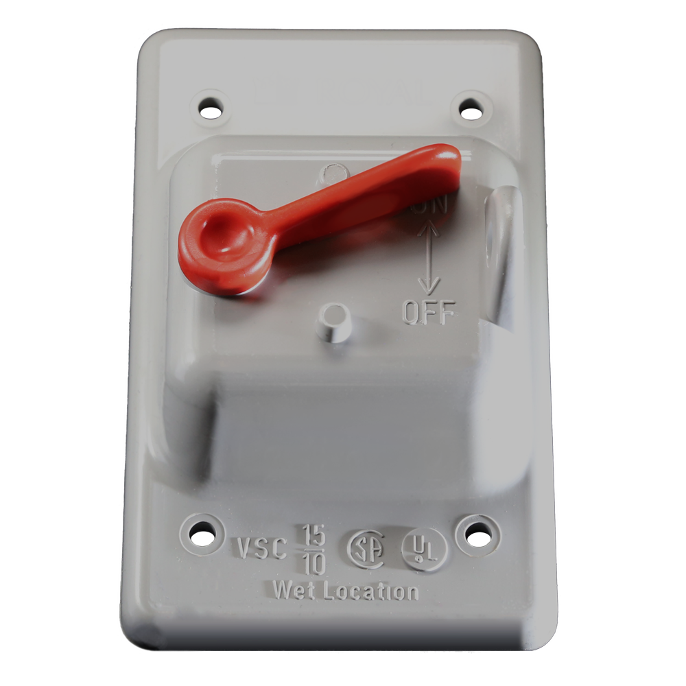 1-Gang Weatherproof Toggle Switch Cover